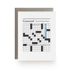 Crossword Birthday Card