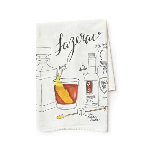 Sazerac Cocktail Tea Towel