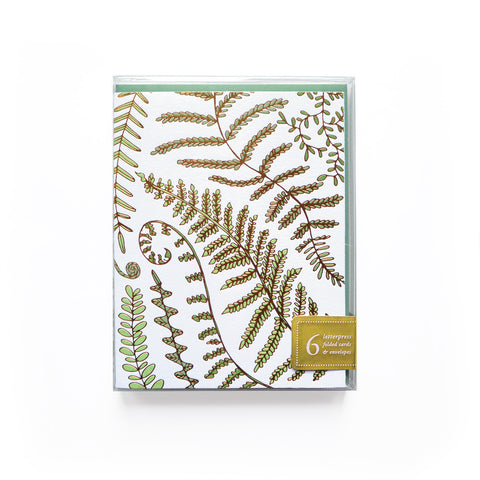 Gilded Ferns (set of 6)