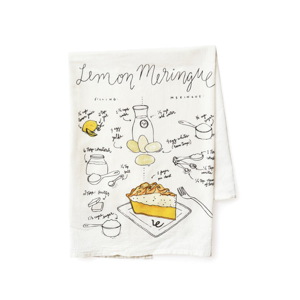 Lemon Meringue Pie Tea Towel
