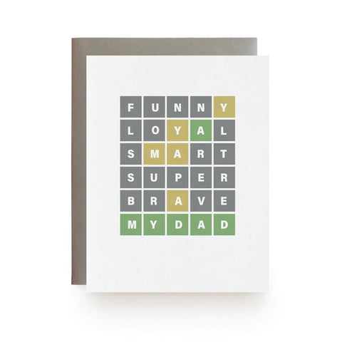 Wordle Father's Day