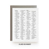 Crossword Birthday Card