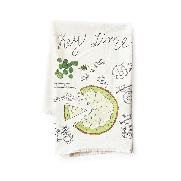 Key Lime Pie Tea Towel