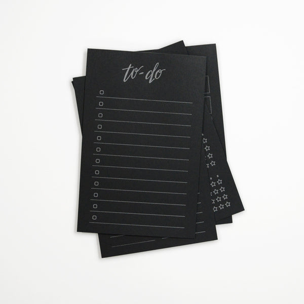 To-do list Calendar Notepad - Black