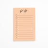 To Do Calendar Notepad - Blush