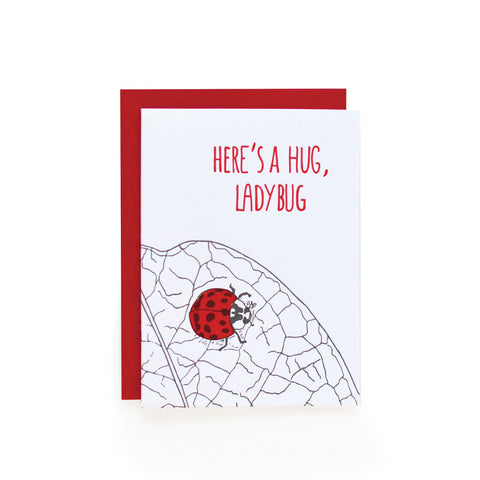 Here's a hug, Ladybug