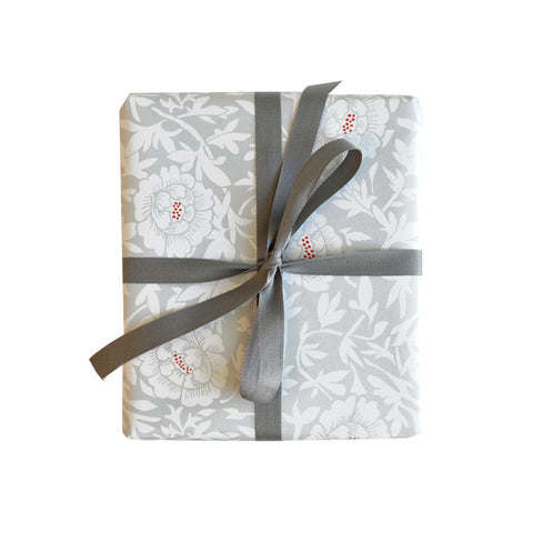 Gray Enchanted Holly Gift Wrap – Good Juju Ink