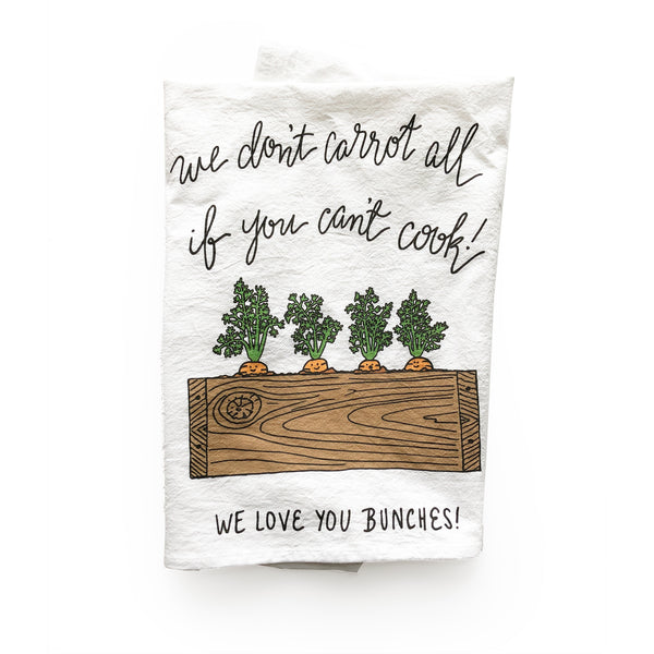 Carrot All Tea Towel