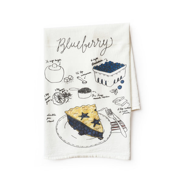 Blueberry Pie Tea Towel