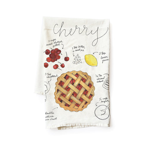 Cherry Pie Tea Towel