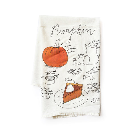 Pumpkin Pie Tea Towel