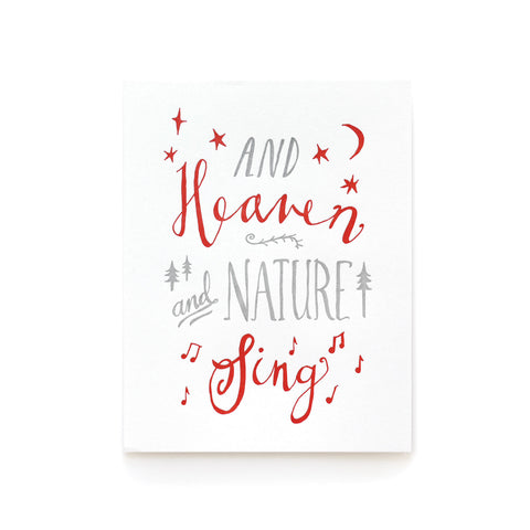 Heaven and Nature Sing Art Print - Matted