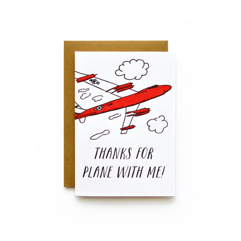 Thanks for Plane With Me